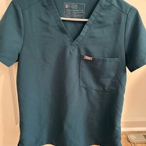 Figs Caribbean blue scrub set